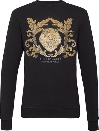 Billionaire Boys Club Sweatshirt LS Lion - Heren - Sweatshirts - Zwart - XS - Katoen - Hoodies & sweatvesten