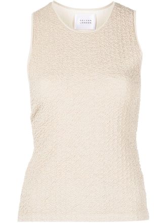Galvan Selene sleeveless top - women - Viscose - L - Neutrals
