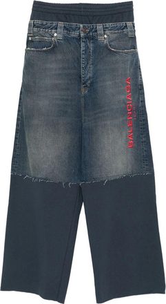 Balenciaga Embroidered-patchwork Trousers