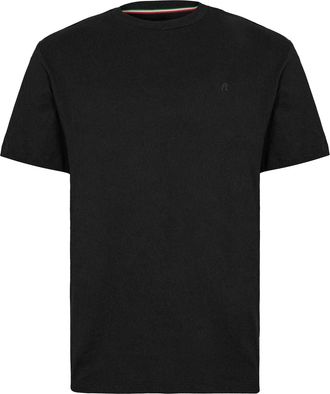 Replay Heren Tonal Logo Jersey Crew Neck T-Shirt (Zwart)