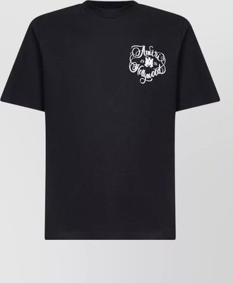 Amiri graphic print crew neck short sleeve top