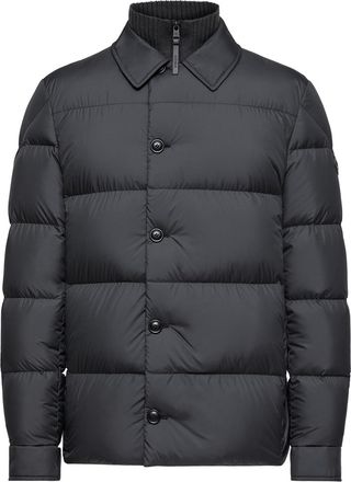 Moncler Pres Down Shirt Jacket Black Size 0