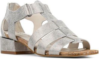 Donald J Pliner Falesia Block Heel Fisherman Sandal in Foam at Nordstrom, Size 9.5