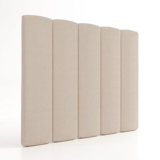 Colch&oacute;n Morfeo Cabecero tapizado beige mediterraneo para cama de 200 cm - 210x140 cm