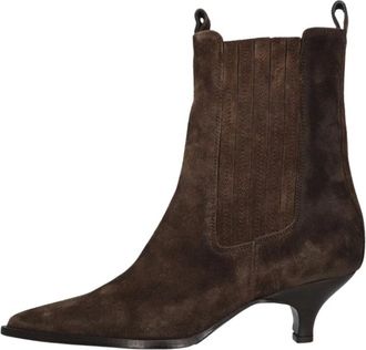 Lina Locchi Schoenen, Dames, Bruin, 39 EU, Su&egrave;de, AV 258 Bedekte Elastische Band