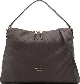 Marc Ellis Borsa tote intrecciata - Marrone