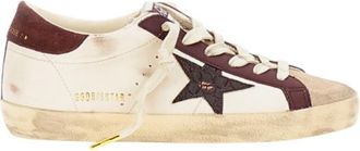 Golden Goose Brown Leather Star Sneakers