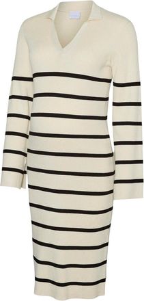 Mama Licious Dames Mlisabell-trui-jurk met V-hals (Berk)
