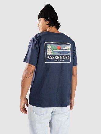 Passenger Roamer Recycled Cotton T-Shirt blau