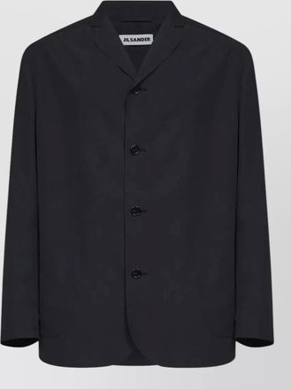 Jil Sander waterproof single-breasted boxy jacket
