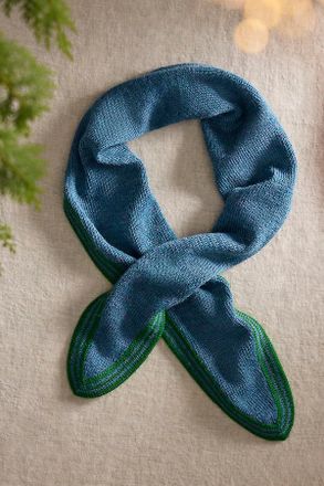 Terrain Spindle Knit Alpaca Scarf