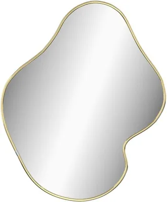 vidaXL Espejo de pared dorado 60x50 cm Vidaxl