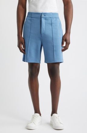 Bugatchi Soft Touch Pintuck Shorts in Peacock at Nordstrom, Size Xx-Large