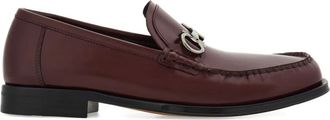 Ferragamo Mocassini Gancini in pelle - Rosso