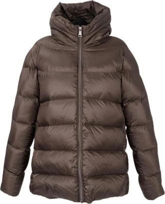 Sergio Moretti Venus Puffer Jacket - Dames - Gewatteerde jassen - Bruin - M - Nylon - Jassen