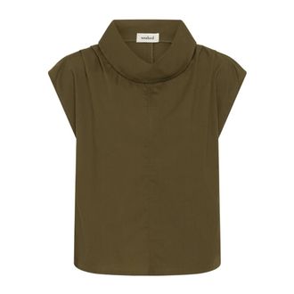 Soaked In Luxury Mujer, Blusas y Camisas, Verde, Talla: XL