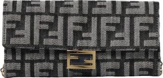 Fendi (WMNS) Fendi FW25 Baguette Chain Wallet Black 8M0365AUT4F1UJ5