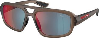 Prada PS B11SU 29F21A Mens Sunglasses Brown Size 57