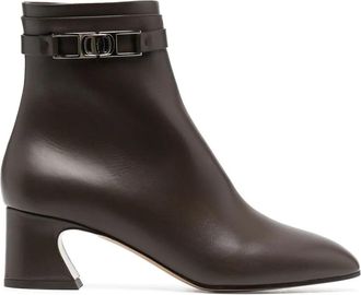 Ferragamo Ferragamo Rego 55 Logo-Plaque Ankle Boots