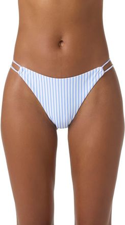 O'Neill Almeria Tropical Bondi Bikini Bottoms in Blue Multi Colored at Nordstrom, Size Medium