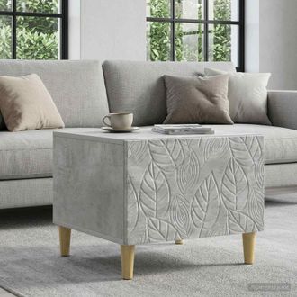 vidaXL Vidaxl Tavolino Da Salotto Grigio Cemento 50 X 49 X 40 Cm