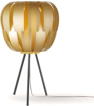 Linea Zero Linea Zero - Lampada Da Tavolo Con Treppiede 1 Luce Queen In Polilux Oro Made In Italy