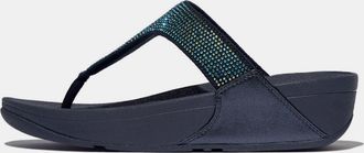 FitFlop Dames Fit Flop Lulu Crystal Tussentochtend Sandalen in Marineblauw