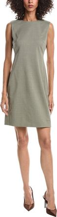 Theory Fitted Wool-Blend Mini Dress