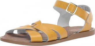 Salt-Water Womens Original Handstitched Sandal In Yellow