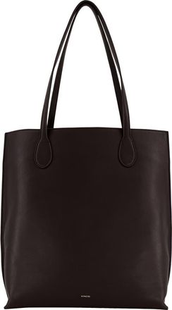 Vince Athene Leather Tote in Cacao at Nordstrom