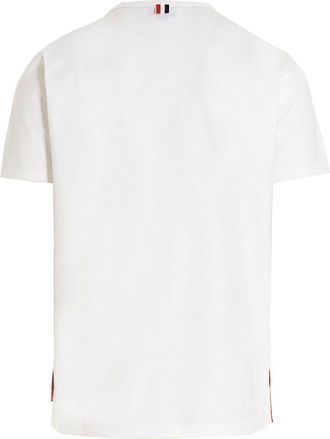 Thom Browne Logo Band Jersey T-Shirt - White