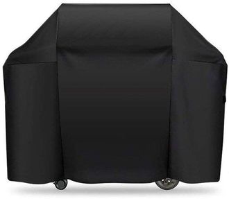 OEM Funda Para Barbacoa - Protecci&oacute;n Para Exteriores - Material Oxford Impermeable - 190 Cm - Negro