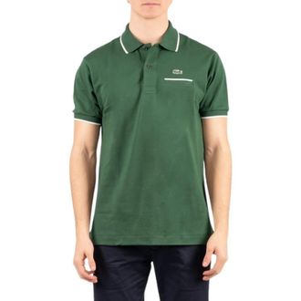 Lacoste Polo Shirts, male, Green, Size: 2XL Pocket Accent L.12.12 Polo Shirt