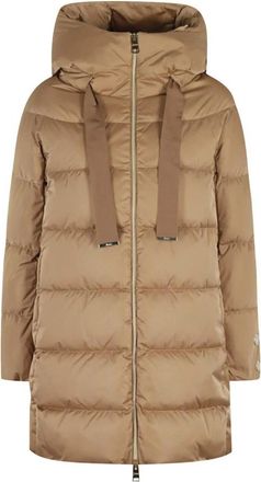 Herno A-Shape Down Jacket - Heren - Dons jassen - Bruin - XS - Katoen - Jassen