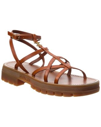 Celine Celine Clea Strappy Leather Sandal
