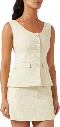 Anna Quan Eloise Sleeveless Top In Verna