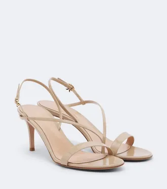 Gianvito Rossi Manhattan patent leather sandals