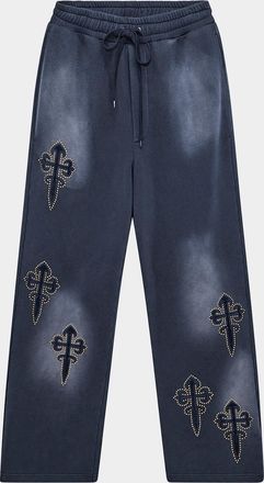 Ksubi Kaliba Cotton Wide-Leg Track Pants