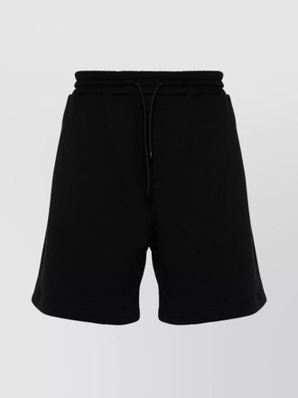 Msgm casual shorts with pockets and elastic waistband