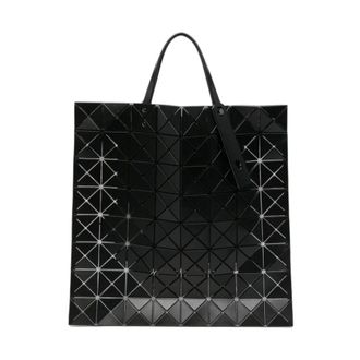 Issey Miyake Lucent Matte Tote Bag 8x8 - Dames - Tassen - Zwart - Maat: ONE Size Leer