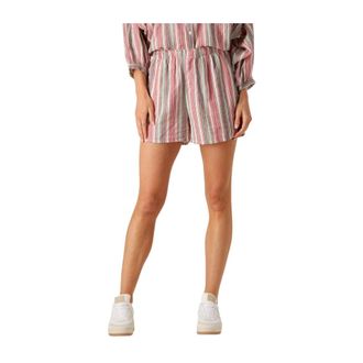 By-Bar Amsterdam Korte Broeken, Dames, Veelkleurig, S, Kleurrijke Gestreepte Zomer Shorts