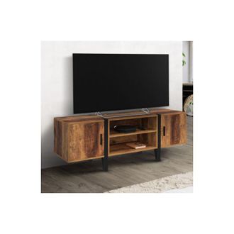 IDMarket Idmarket - Mueble tv austria 140 cm 2 puertas con patas de pasador