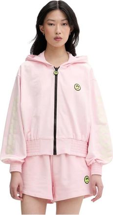 Barrow Zip-through Sweatshirt - Dames - Vesten met rits - Roze - M - Katoen - Hoodies & sweatvesten