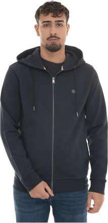 HUGO BOSS Hombre, Sudaderas, Azul, Talla: S
