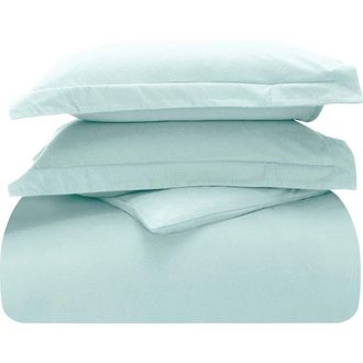 Superior Cotton Flannel Paisley Duvet Set in Light Blue at Nordstrom Rack, Size King/california King