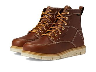 Keen 6 San Jose Waterproof Soft Toe Mens Work Boots Tortoise Shell/Star White : 7.5 D - Medium, Leather