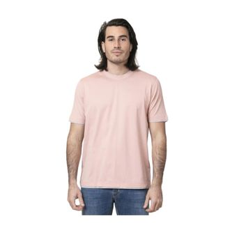 Gran Sasso Camiseta de Cuello Redondo con Paneles - Tops - Hombre - Rosa - L