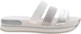 Hogan Metallic-Strap Sandals