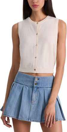 Alice & Olivia Alice + Olivia Loly Cashmere-Blend Vest
