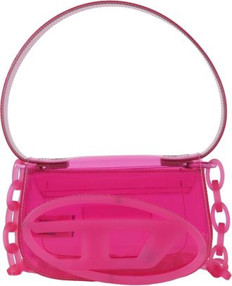 Diesel 1DR Schoudertas - Dames - Handtassen - Roze - ONE Size - Katoen - Tassen